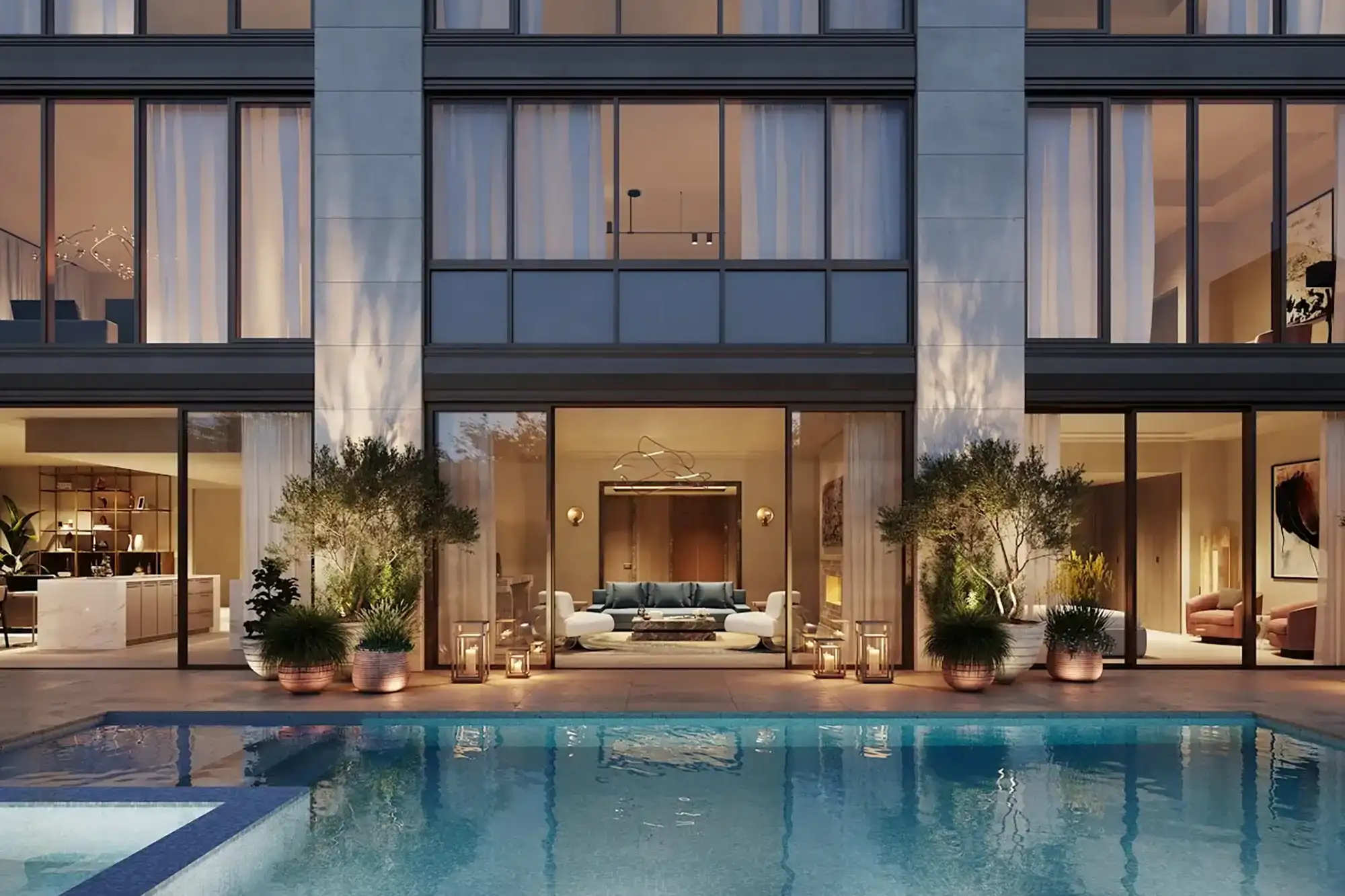 Rosewood Beverly Hills GPI Companies Pool   GPI Companies Real Estate
