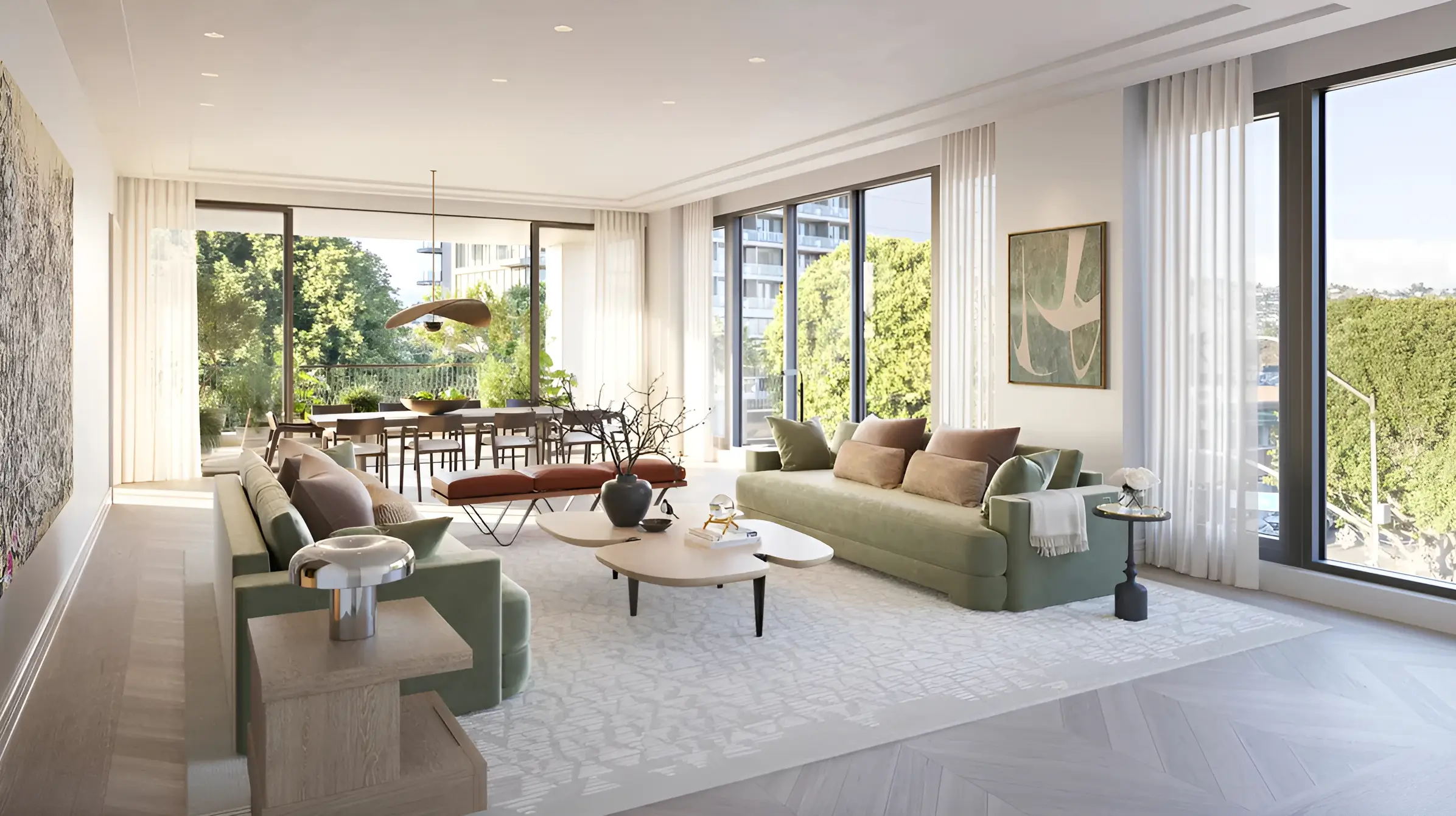 Rosewood Unit A Living Room - GPI Companies